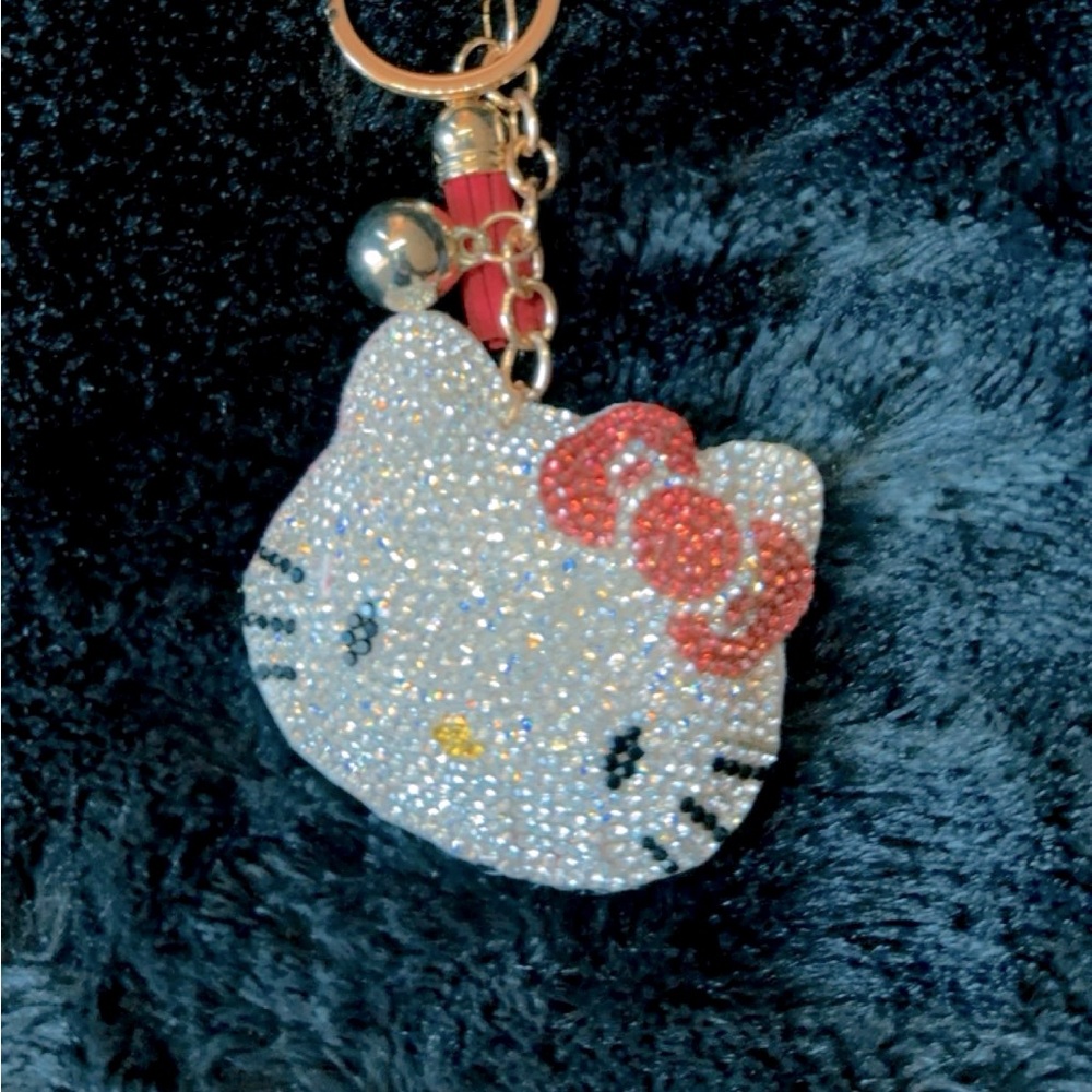 Hello Kitty red bow purse charm / keychain
